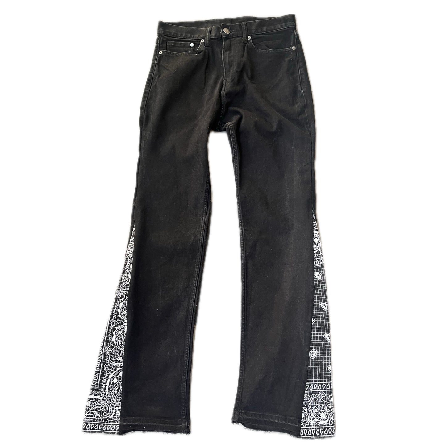 Bandana Flared Jeans