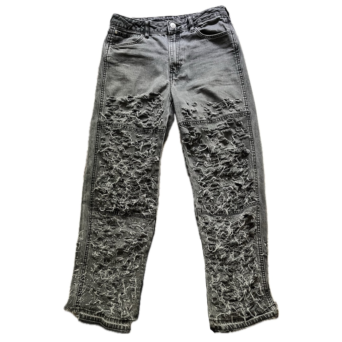 Flared & Distressed Jeans