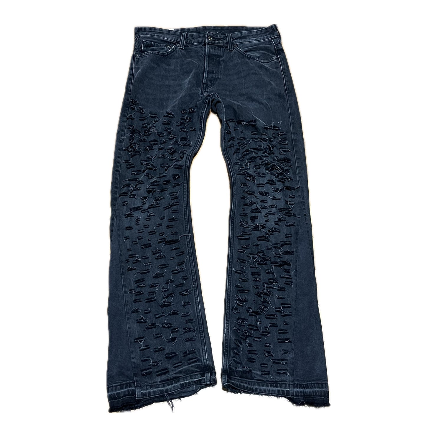 Flared & Distressed Jeans
